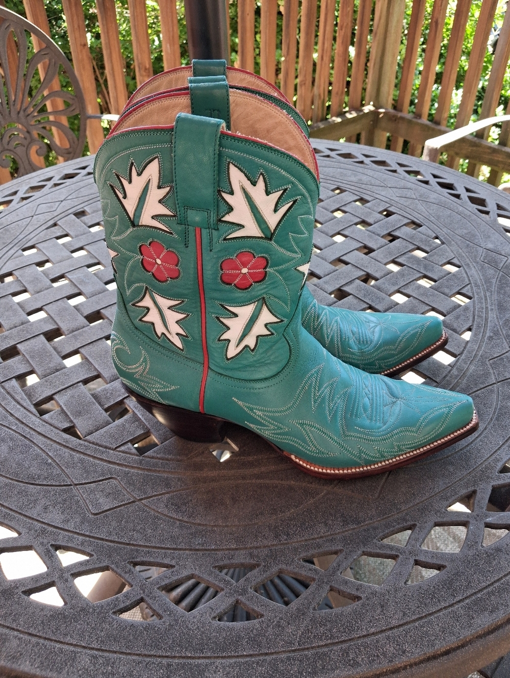 Heritage Boot Company Sarsaparilla Cowboy Boots, Sz 9.5, $1,295 Retail!